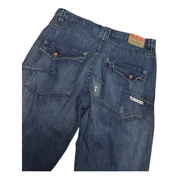 PARASUCO DENIM LEGEND Luxury Designer Distressed Denim Jeans Mens 36x32 - Picture 3 of 8